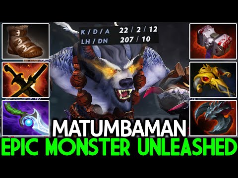 MATUMBAMAN [Ursa] Epic Monster Unleashed Totally Destroyed Dota 2