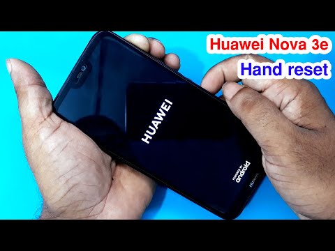 Huawei Nova 3e Hand reset & Pattern unlock |