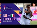 USA Vs Italy Highlights FIFA U 20 World Cup Chile 2025