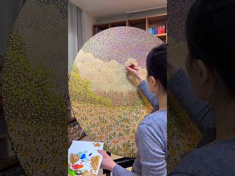 Pixel Art, aber aus Kreisen gemacht! (@inae_moment)