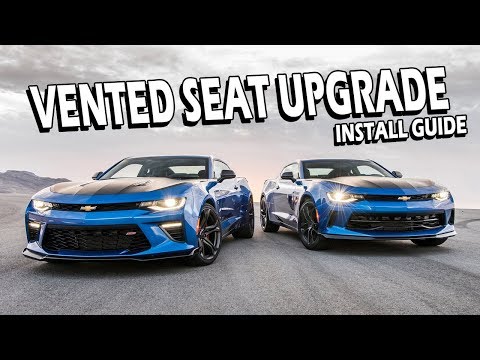 16-19 Camaro 1LE Recaro Seat Vented Upgrade Install | Gen5DIY