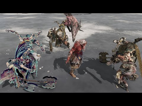 Godrick the Grafted Trio Vs Bosses - Elden Ring