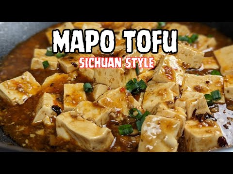 Vegan MAPO TOFU Recipe (Sichuan) | Dinner or Lunch Ideas | Vegetarian MAPO Tofu Recipe