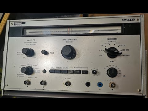 Nordmende SW 3330 Wobbler Sweeper 1972 test and teardown