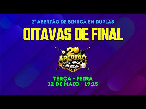 SINUCA AO VIVO | OITAVAS DE FINAL | REGIONAL DE DUPLAS | PALMITAL PR | FAIR PLAY SOCIETY BAR