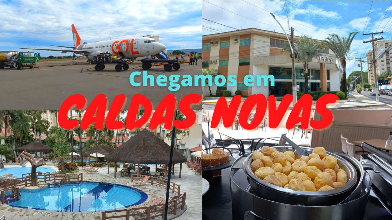 CHEGAMOS EM CALDAS NOVAS - GOIÁS / HOTEL THERMAS PRIVÊ / PRIMEIRO CAFÉ DA MANHÃ NO HOTEL