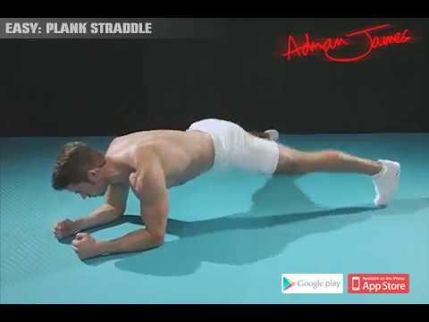 Adrian James Bootcamp - Plank Straddle
