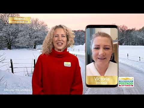 Putte och Sandra överraskar vinnare i Veddinge - Postkodlotteriet