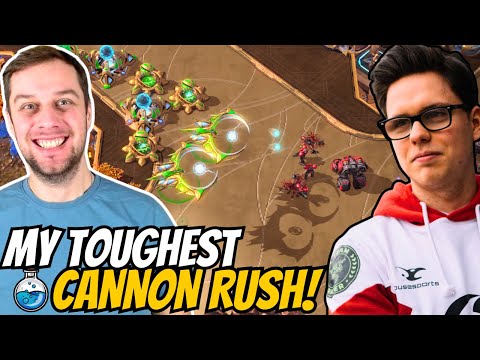 Heromarine gets brutally Cannon Rushed! | Cannon Rush in Grandmaster #264 StarCraft 2