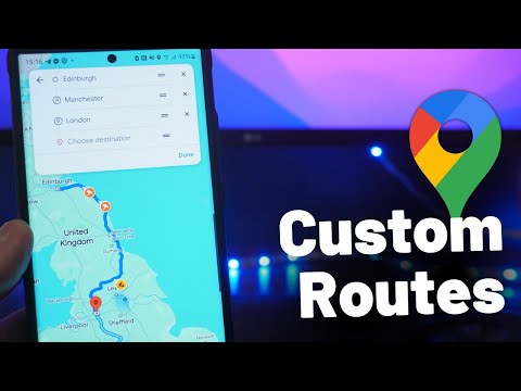 How to Make a Custom Route in Google Maps! (2024)