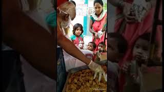 Covid 19 - Distributed satvik meals and sweets to the stranded migrant workers in Saidabad