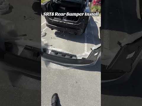SRT8 Rear Bumper Install #automobile #dodgechargersrt #car #srt #chargersrt #dodgecharger #chargerrt