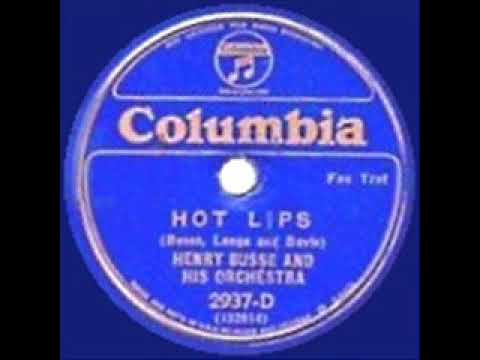 1934 HITS ARCHIVE: Hot Lips - Henry Busse (Columbia version)