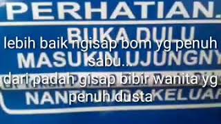 Download lagu Lebih baik ngisap bom yg penuh sabu..dari. padah ngisap bibir wanita yg penuh dusta mp3