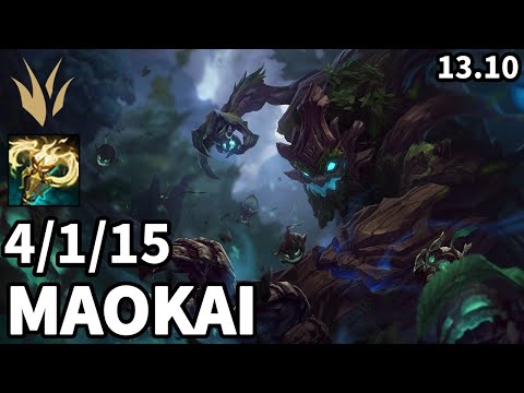 Maokai Jungle vs Rumble - KR Challenger | Patch 13.10