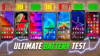 OnePlus 9 vs 9 Pro vs S21 Ultra vs iPhone 12 Pro Max vs Find X3 Pro - BATTERY Drain Test!