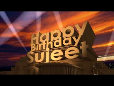 Happy Birthday Sujeet