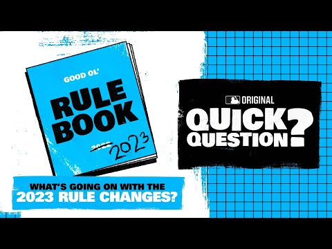 What are MLB's big rule changes?? | Quick Question