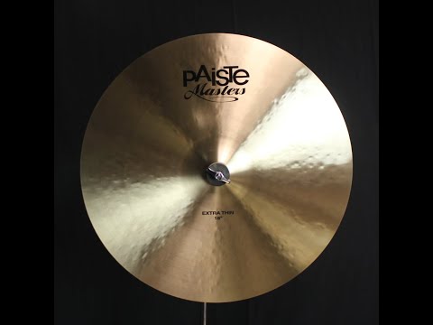 Paiste 18" Masters Extra Thin - 1143g (video demo) image 2