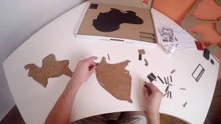 Video Instruction for World Map Wall Decoration by MiMi  Innovations