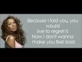 Leona Lewis - Best you never had LYRICS [HD ...