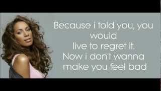 Leona Lewis - Best you never had LYRICS [HD]