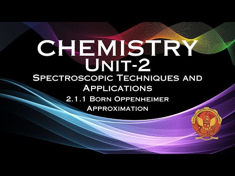 2.1.1 Born Oppenheimer Approximation | Chemistry -1 |