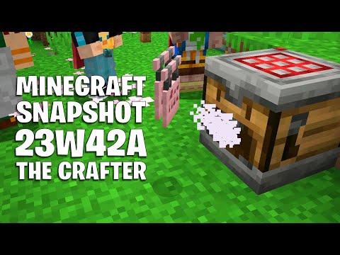 OMGcraft - Minecraft Tips & Tutorials! - Snapshot 23w42a: THE CRAFTER RELEASED! First Minecraft 1.21 Snapshot