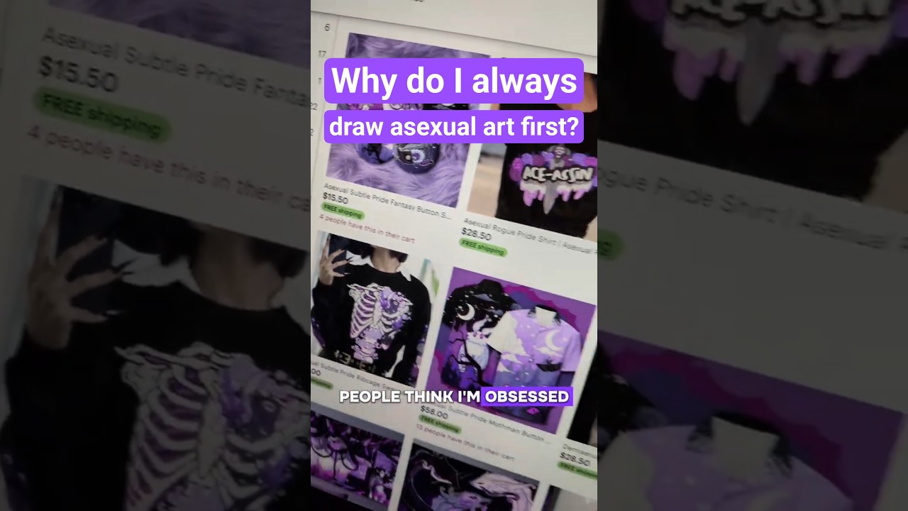 It's so hard to find good ace merch!! | #asexual #lgbt #pride #cuteclothes