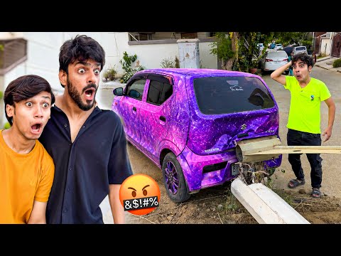 DHOKEBAAZ DESTROYED NEW CAR 🤬| MISHKAT KHAN 