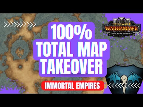 😱 100% IMMORTAL EMPIRES Campaign Map Completion Ending SPOILER 😱 Total War Warhammer 3 Map Painting