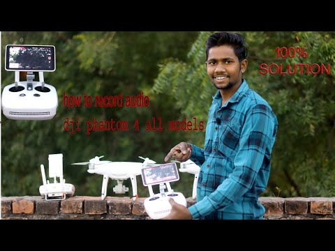 How to Record the Audio on DJI Phantom 4 all models#dji #phantom #youtube #youtubeviral#phantom4pro