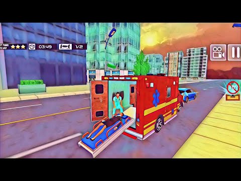 New Ambulance Robot City Rescue Simulator 2021 - Android Gameplay