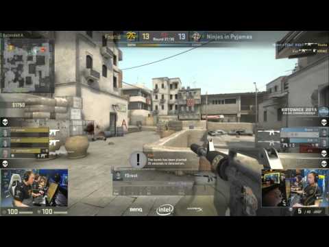 ESL ONE Finals - NIP VS fnatic - Tec9 Train