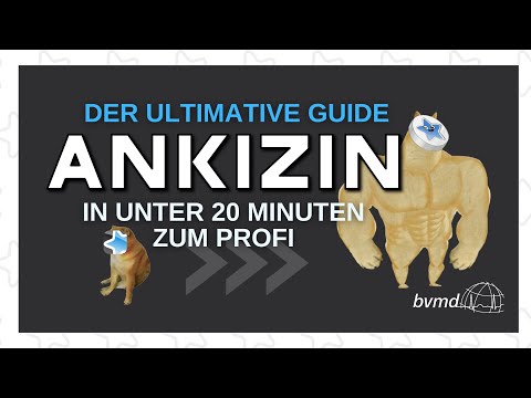 ANKIZIN Tutorial (Deutscher Guide zum Medizin-Deck)