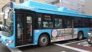 preview picture of video 'サントリー九州熊本工場シャトルバス(ハイブリッドバス) Hybrid bus(Kumamoto,Japan)'