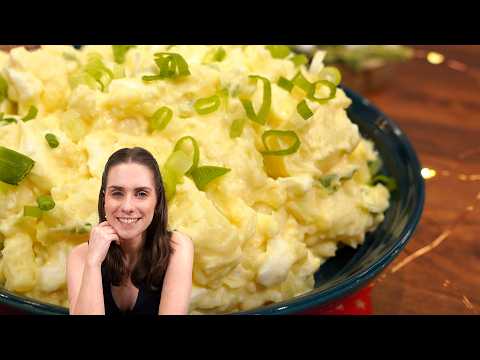 NÃO PODE FALTAR ESSA SALADA DE BATATA COM OVOS SUPER CREMOSA E FÁCIL DE FAZER!