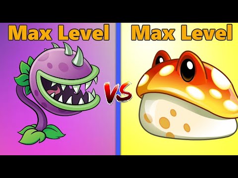 Plants Vs Zombies 2 Max Level Chomper vs Toadstool (Premium Plants PVZ 2)