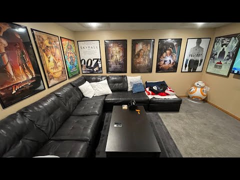 Create a basement movie man cave like Reddit user OzCueball