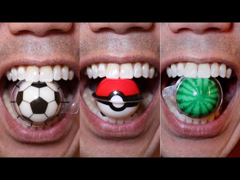 Which ball-shaped candy is your favorite?😳 #DoctorTristanPeh #Candy #CandyASMR