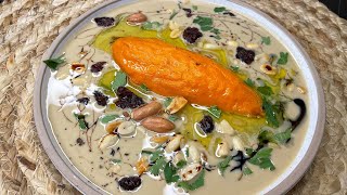רעיון לסלט לשבת המלכה פילה בטטה על טחינה גולמית סילאן ופיצוחים | סלטים לשבת מתכונים #shorts