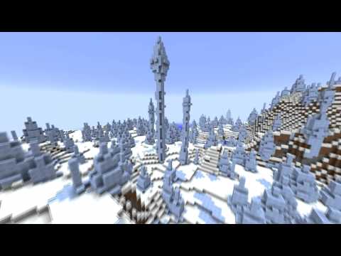 Minecraft Generated Structures: Ice Plains Spikes