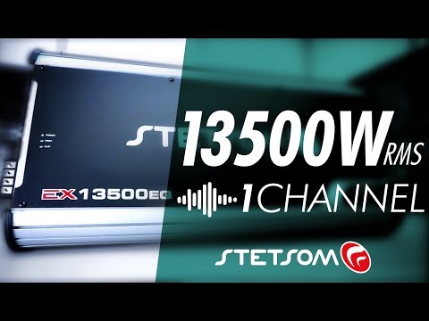 Stetsom Export Line EX 13500 EQ - Car Audio Amplifier with Equalizer for Competition