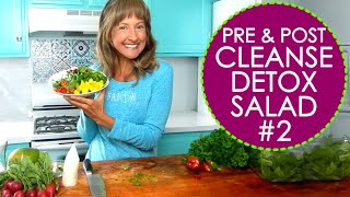 EASY DETOX SALAD RECIPE #2  | The Perfect Pre-Colon Cleanse & Post-Colon Cleanse Salad
