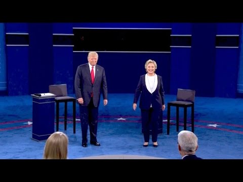 Harte Bandagen beim zweiten TV-Duell Clinton-Trump