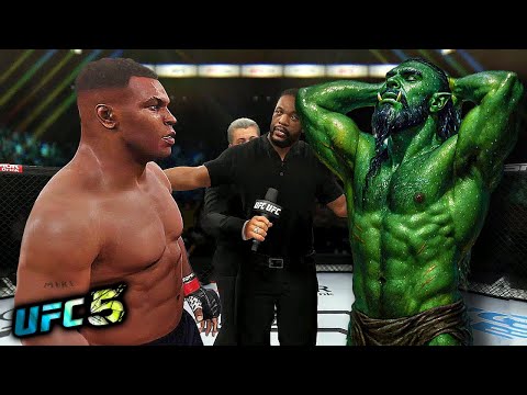 Mike Tyson vs. Green Fang (EA sports UFC 5)