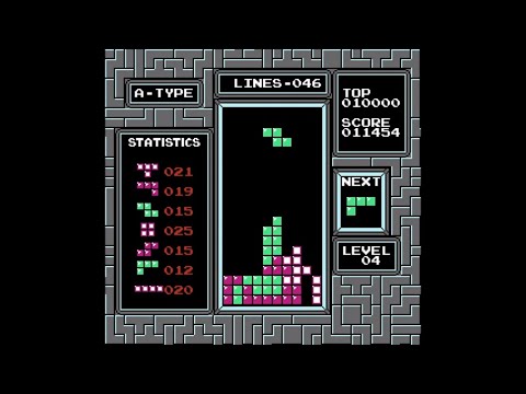 NES Game: Tetris (1989 Nintendo)