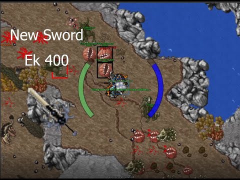 Tibia|| Ek 400 Roshamuul|| Probando la soulshredder (Espada lvl 400)