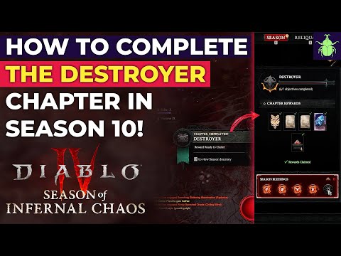 Diablo 4: How To Complete The Destroyer Chapter in Season 10! (Resplendent Spark Guide)