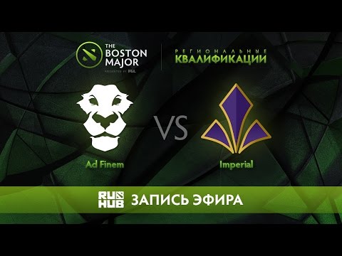 Ad Finem vs The Imperial, Boston Major Qualifiers - Europe [Maelstorm, Nexus]